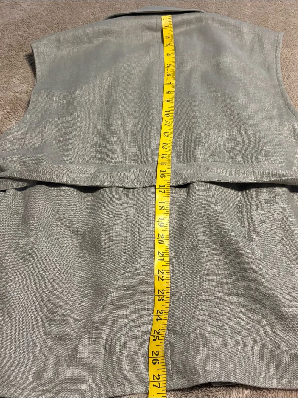 Zara 2-Piece Co-Ord Set Belted Vest Waistcoat S Wide Leg Pant Sage Size XS